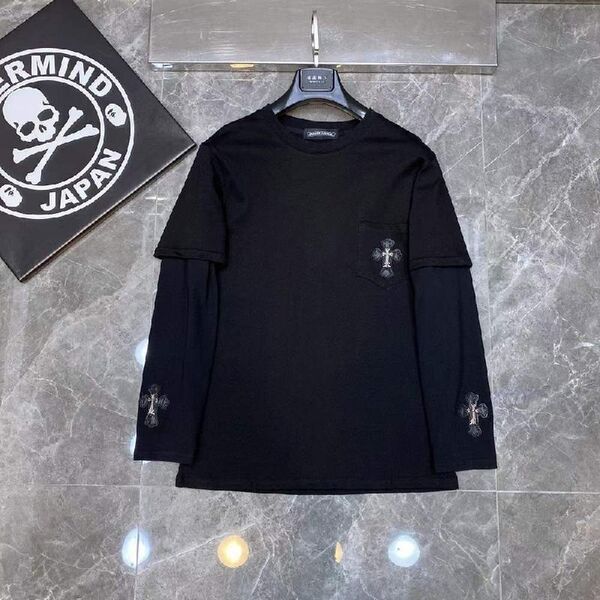 Лонгслив Chrome Hearts мужской черный e8039713-1