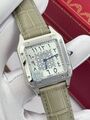 Мужские часы Cartier Suntos-Dumont мужской кожа бежевый i4327661-1-2