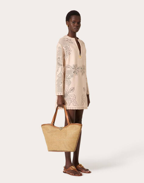 Сумка Valentino женский кожа бежевый 150939-8