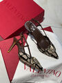 Туфли Valentino женский кожа графитовый 119985-2