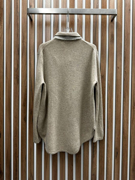 Рубашка Brunello Cucinelli женский бежевый 134045-4