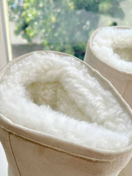 Женские ботинки Balenciaga Women's Alaska Fur Bootie женский замша белый h6487694-1-4