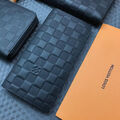 Мужской портмоне Louis Vuitton мужской кожа черный 135945-4