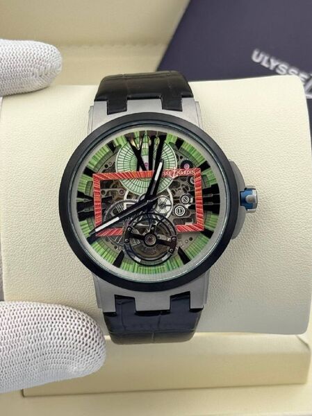 Мужские часы Ulysse Nardin мужской черный o7125837-1-5
