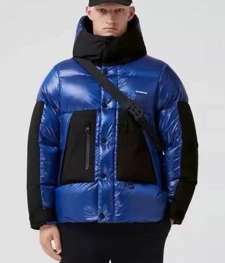 Мужской пуховик Burberry мужской синий 161330