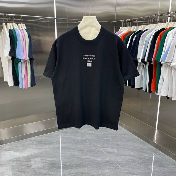 Мужская футболка Acne Studios мужской черный r8079137-1