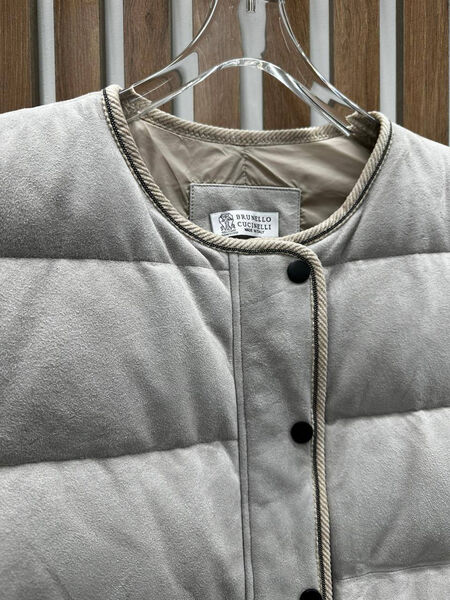 Жилет Brunello Cucinelli женский графитовый 137764-4