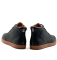 Мужские кеды Brunello Cucinelli мужской кожа черный 45773-3
