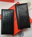 Купюрница Hermès мужской кожа черный 37322-1