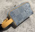 Косметичка Louis Vuitton женский текстиль бирюзовый 195330-1