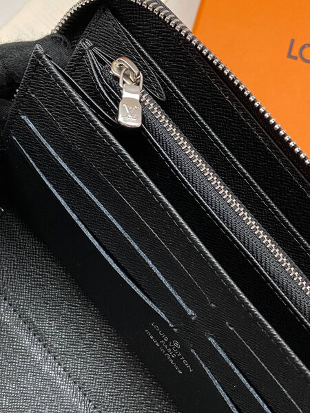 Мужской кошелек Louis Vuitton мужской кожа черный 173926-4