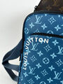 Мужская сумка слинг Louis Vuitton мужской кожа синий 136870-4