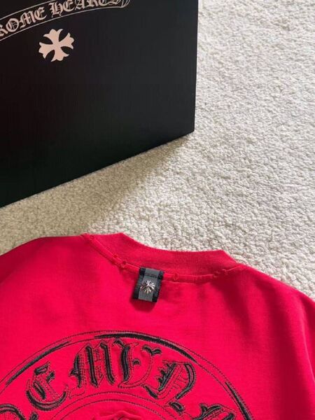 Футболка Chrome Hearts мужской бордовый c7970840-1-4