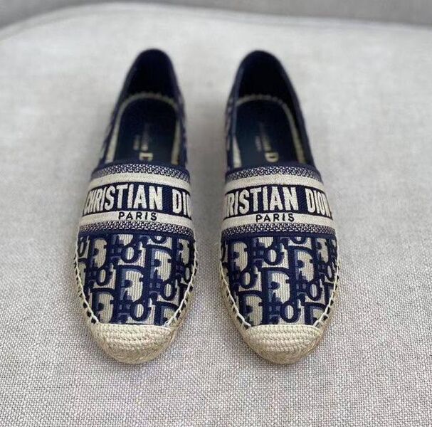 Эспадрильи Christian Dior женский текстиль бежевый 91340