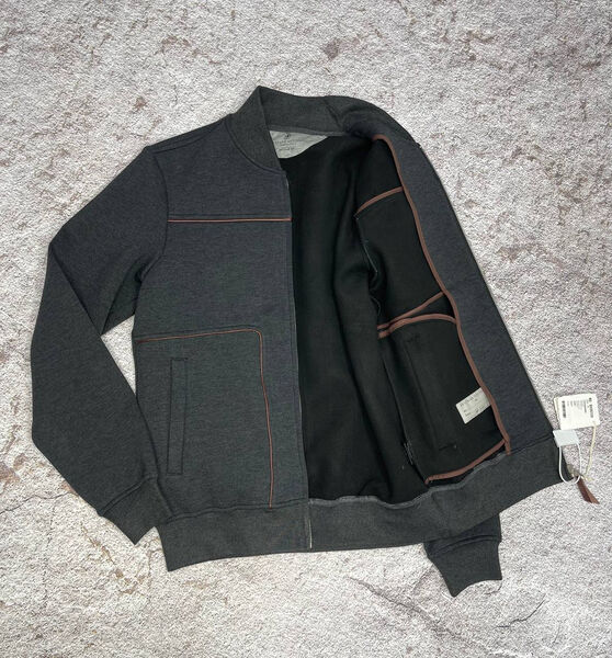 Мужской костюм Brunello Cucinelli мужской графитовый 198919-5