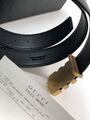 Мужской ремень Gucci мужской кожа черный 52379-2