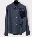 Рубашка Brunello Cucinelli женский графитовый 163008-1
