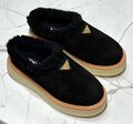 Лоферы Prada женский замша черный 168317