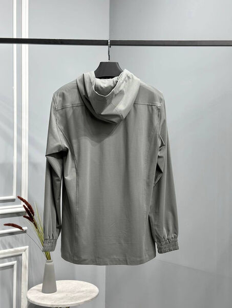 Мужская рубашка с капюшоном Kiton мужской графитовый 131849-5