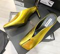 Шлепки Jil Sander женский кожа бронзовый 118384-1