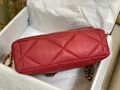 Сумка Chanel (30 см) женский кожа бордовый 73562-6