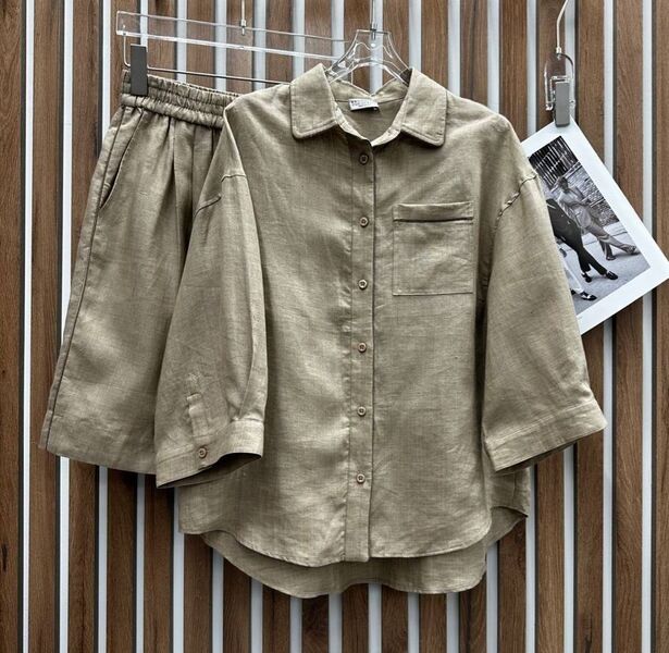 Костюм Brunello Cucinelli женский графитовый 150498