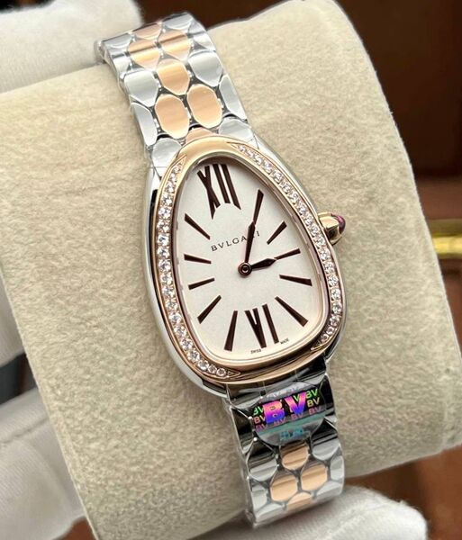 Часы Bvlgari Serpenti Seduttori молочный 155560