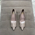 Туфли Valentino женский кожа бежевый 121261-3