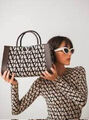 Сумка Valentino женский текстиль бежевый 182156-9