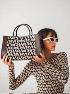 Сумка Valentino женский текстиль бежевый 182156-9