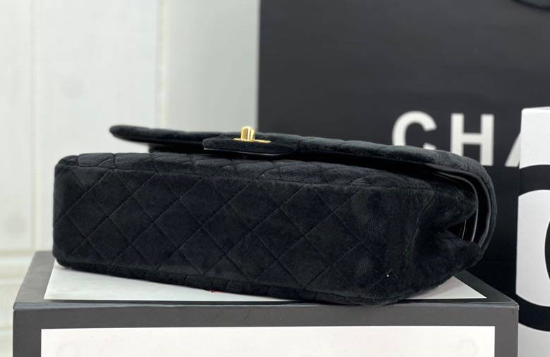 Сумка Chanel 2.55 женский замша черный 129076-6