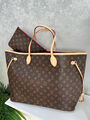 Сумка Louis Vuitton Neverfull женский кожа 97474-6