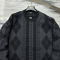 Мужской свитер Balenciaga мужской вязаная ткань графитовый 170757-3
