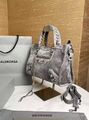Сумка Balenciaga женский замша графитовый b9133563-1-2