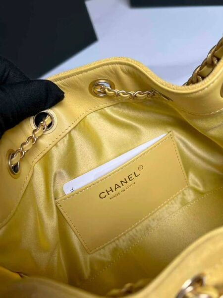 Сумка Chanel женский замша желтый s8384612-1-9