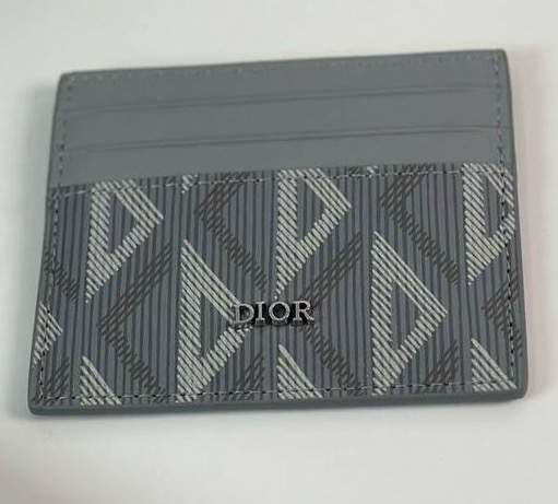 Картхолдер Christian Dior мужской кожа графитовый 153044