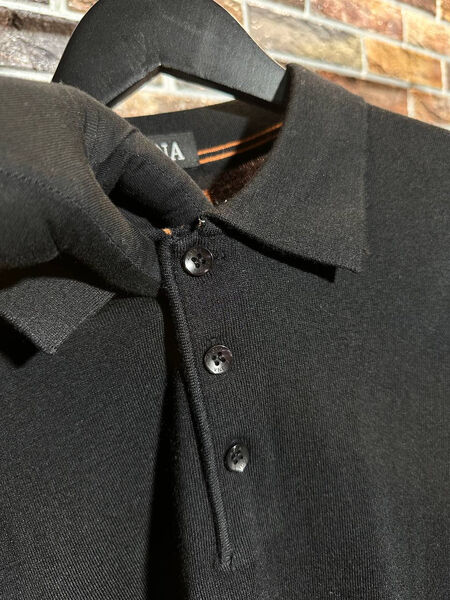 Мужское поло Zegna мужской черный 158178-6