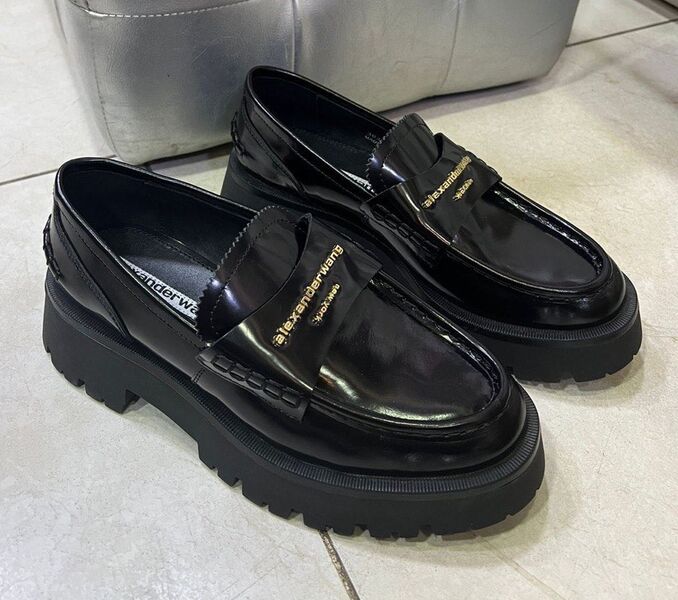 Лоферы Alexander Wang женский кожа черный 102374