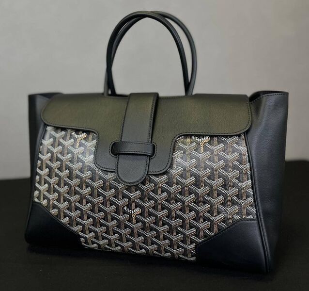 Сумка Goyard женский кожа черный 136211