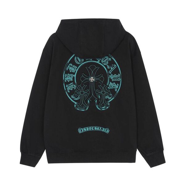 Мужское зип-худи Chrome Hearts мужской черный m9310971-1-5