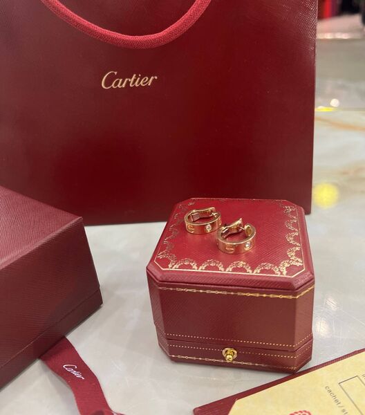 Серьги Cartier бронзовый 175511-3