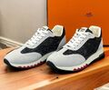 Мужские кроссовки Hermès мужской текстиль черный 140279-1