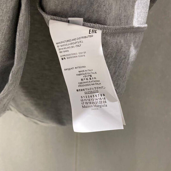 Мужская футболка Maison Margiela мужской графитовый 180726-5