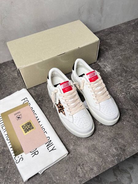 Женские кеды Golden Goose женский кожа белый r2550138-1-2