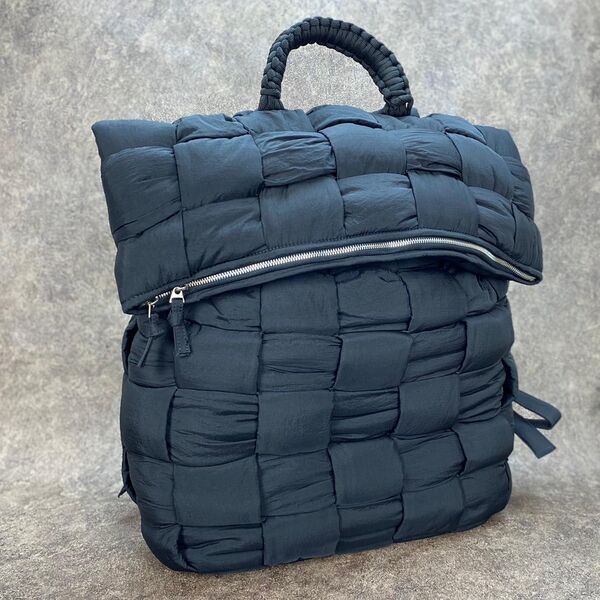 Рюкзак Bottega Veneta мужской ткань синий 64962-2