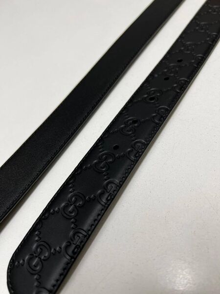 Мужской ремень Gucci мужской кожа черный m7052410-1-4