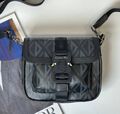 Мужская сумка мессенджер Christian Dior мужской кожа черный 133567-1