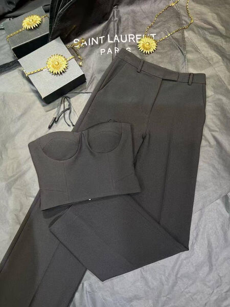 Костюм Saint Laurent женский черный 190814-2