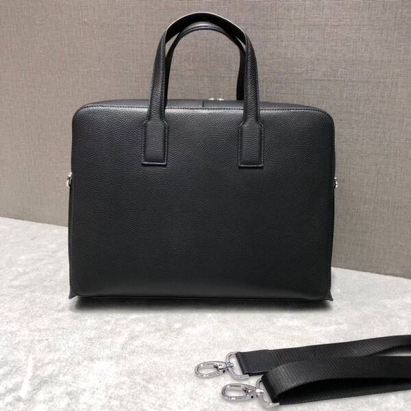 Мужской портфель Loewe мужской кожа черный 52083-2