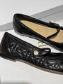 Балетки Christian Dior женский кожа черный 146228-3